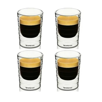 85-350ML Artesanal de Parede Dupla Copo de Vidro Transparente Caneca de Café com Leite, Tequila, Cerveja, Vinho Cocktail Térmica de Vidro Copos de Viagens