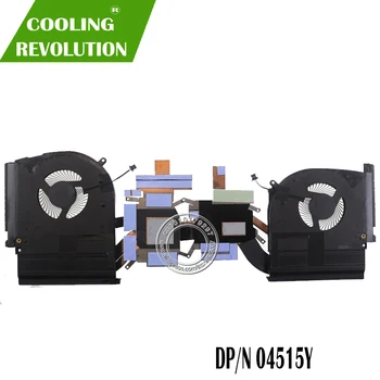 Novo original do dissipador de calor ventilador para Dell Alienware M17 R2 N18E DP/N: 04515Y 4515Y AT2KG001FAL