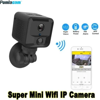 S9 Super MINI Câmera IP com resolução de 1080P em HD, Wearable H. 265 eficiente de compressão de vídeo suporte de infravermelhos wi-FI