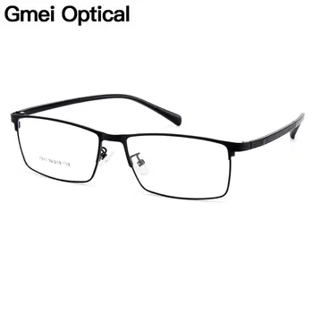 Gmei Óptico Homens de Titânio Liga de Armações de Óculos para os Homens de Óculos Flexível Templos Pernas IP Eletrodeposição da Liga de Espetáculos Y7011