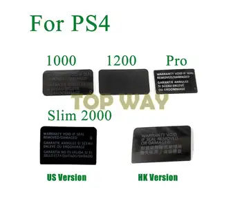 100PCS Para Playstation PS4 Slim 2000 /1000 1100/1200/Pro-NOS HK Versão Console Etiqueta Autocolante de Habitação Shell Etiqueta Etiqueta de Selos
