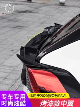 Para 2019 2020 Novo Toyota RAV4 Spoiler de Alta Qualidade Material do ABS do Carro Asa Traseira Lip Spoiler por Primer Cor
