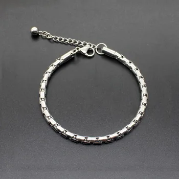 Moda simples de titânio saúde do aço pulseira de aço inoxidável, bracelete de homens selvagens da jóia quente da venda