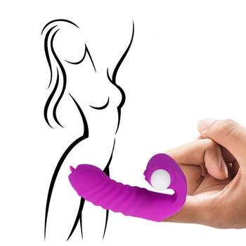 Estimulador de clitóris G Spot Massagem Controle Remoto sem Fio Dedo Vibrador, Masturbador Feminino 1 Frequência de Brinquedos Sexuais para as Mulheres