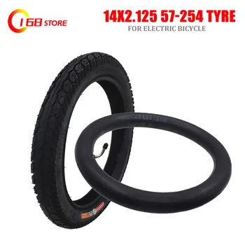 14x2.125 57-254 pneu interior do tubo de 14 polegadas Veículo Elétrico, pneumático roda pneu 14x 2.125 bicicleta Elétrica pneus