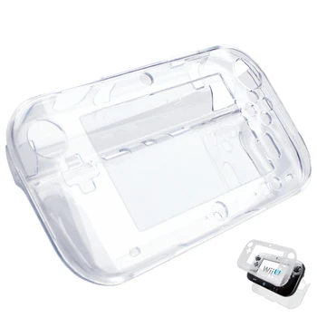 OSTENT de Proteção de Cristal Rígido Caso de Pele do rosto Shell para Nintendo Wii U Gamepad