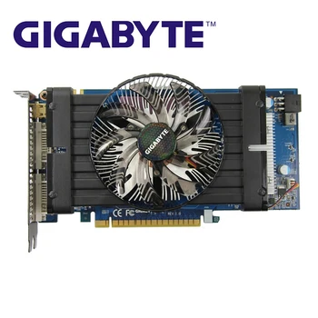 GIGABYTE GTX 550Ti 1GB Placa de GPU de memória GDDR5 Placa de Vídeo nVIDIA Mapa GeForce GTX550 Ti 1GD5 Cartões mini Dvi placa de vídeo Usado
