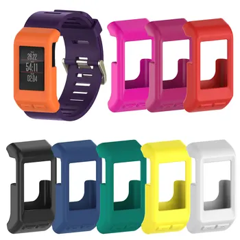 Silicone Caso Protetor Escudo Protetor Para Garmin Vivoactive HR Smart Watch Tela de Proteção Caso de Acessórios