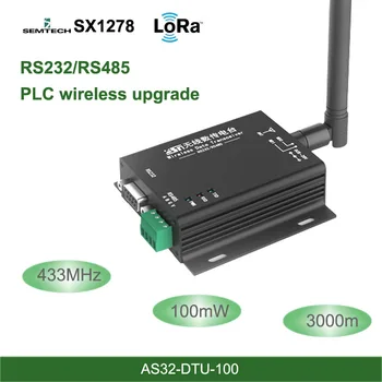433MHz LoRa SX1278 RS485 RS232 Interface de Rf DTU Transceptor 3km sem Fio Uhf Módulo 433M Industrial Data Unidade de Transmissão