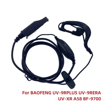 2022 NOVO UV9rPLUS Fone de ouvido Auricular Headset Microfone para o Baofeng UV-9R Plus BF-9700 BF-A58 Walkie Talkie Duas Vias de Rádio Acessórios