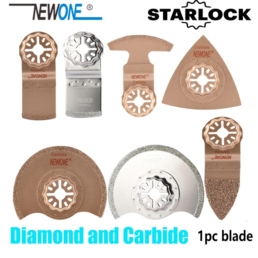 NEWONE Starlock Diamante de Carboneto de Oscilação Viu as Lâminas Para o Triângulo Lima ferramenta multi-usos Flush Segmento de Acessórios, a Lâmina de Serra